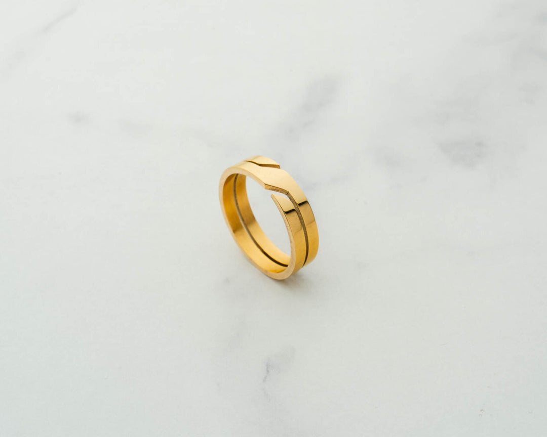 gold EXCISION ring