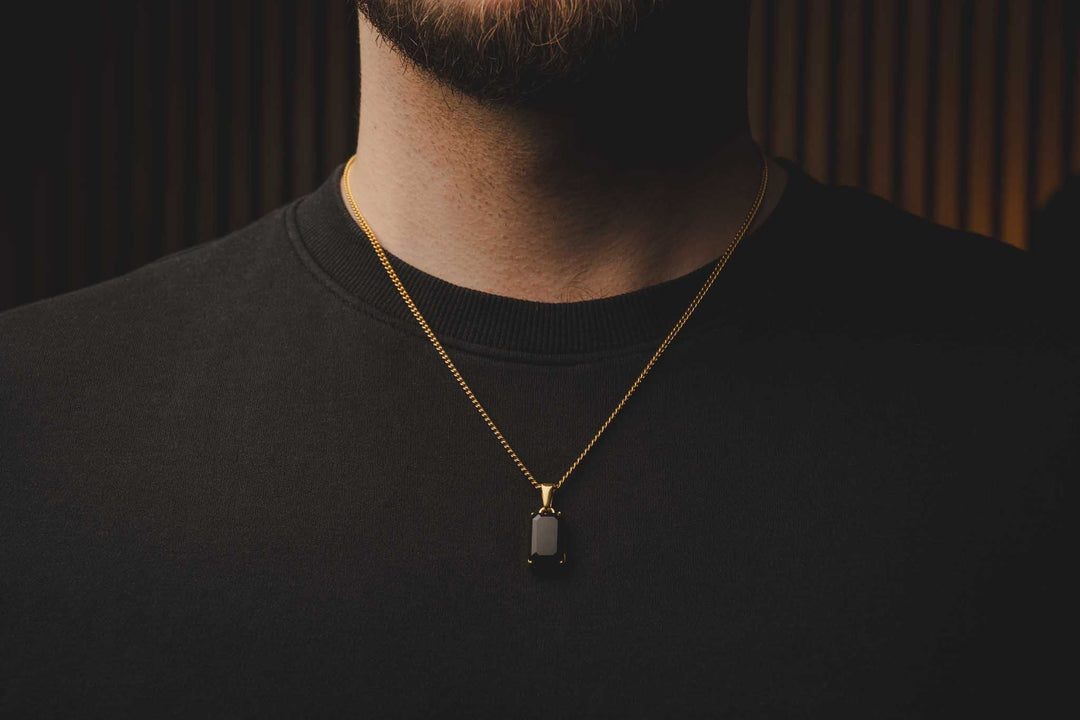 Gold LAPIS necklace 