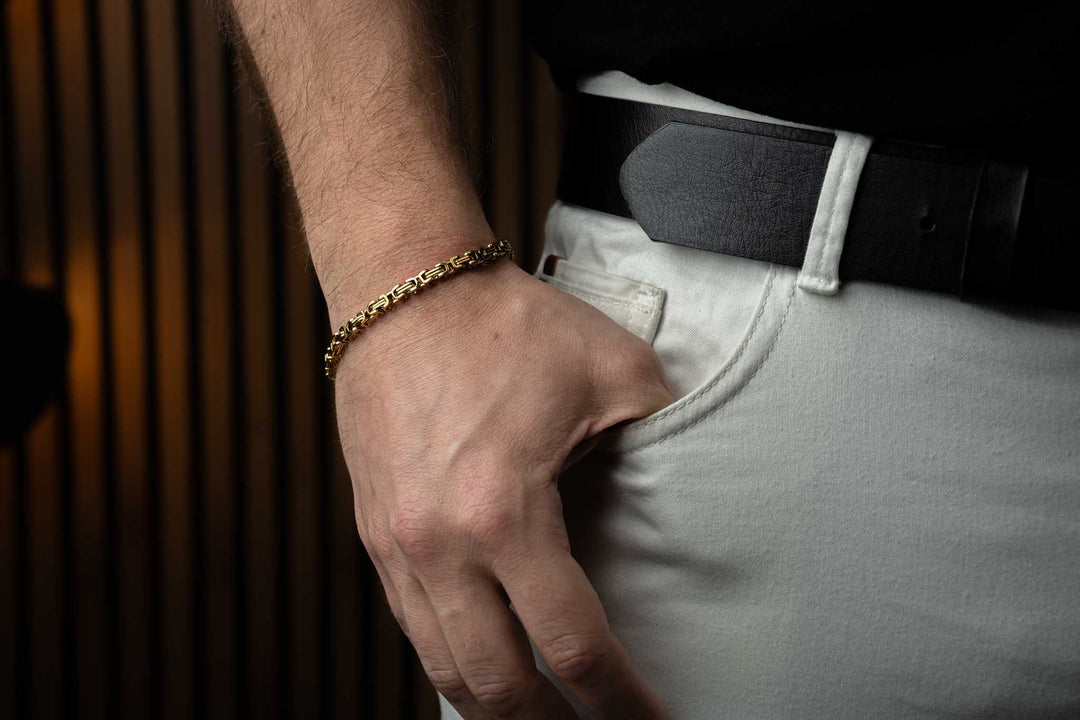 ROYAL 6mm Gold Chain and Bracelet