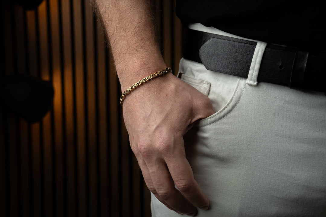 ROYAL 6mm Gold Chain and Bracelet