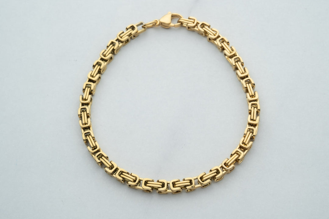 ROYAL 6mm Gold Chain and Bracelet