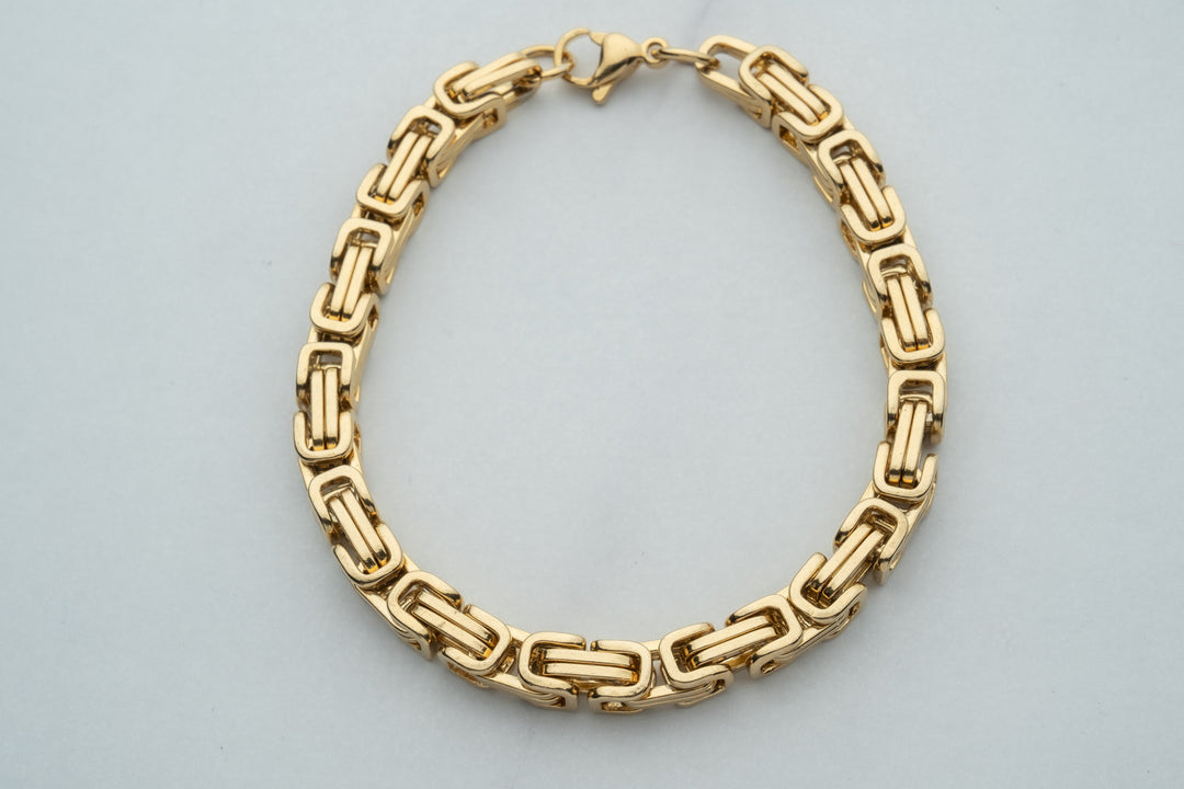 ROYAL 6mm Gold Chain and Bracelet