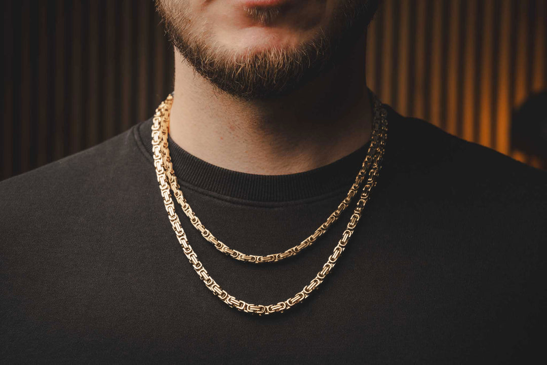 ROYAL 6mm Gold Chain and Bracelet