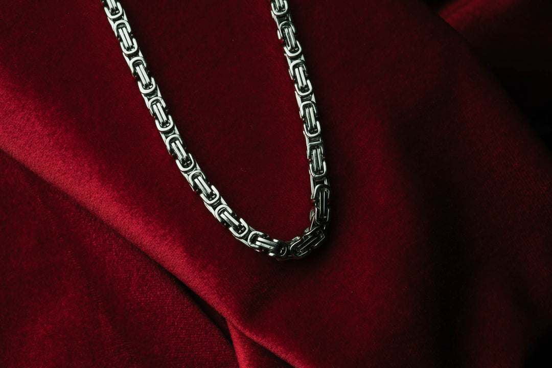 Silver chain and bracelet ROYAL 6mm