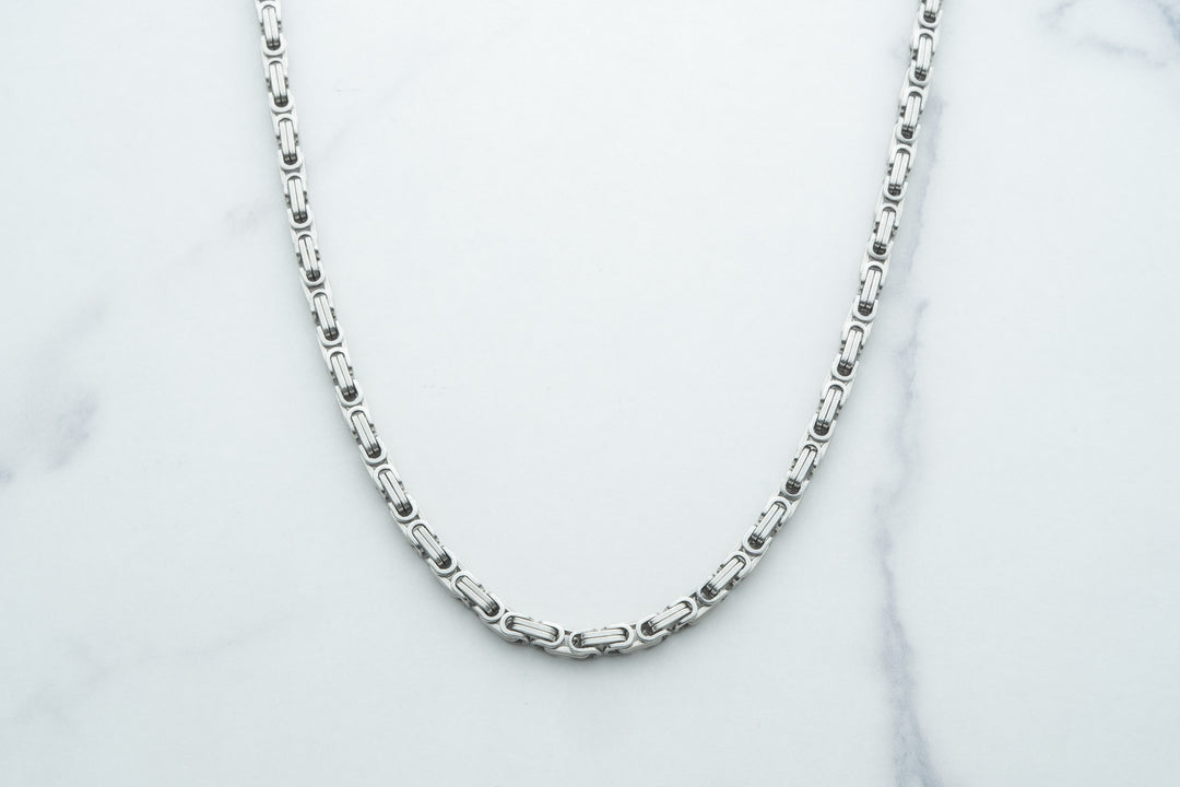 Silver chain and bracelet ROYAL 6mm
