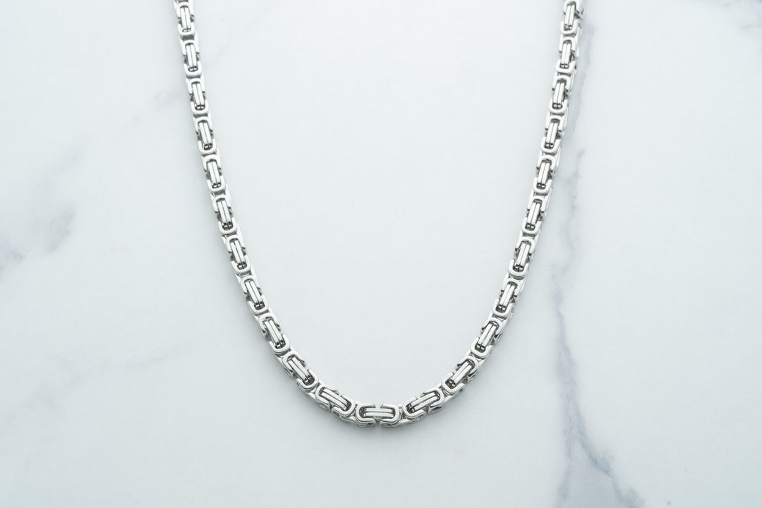 Silver chain and bracelet ROYAL 6mm