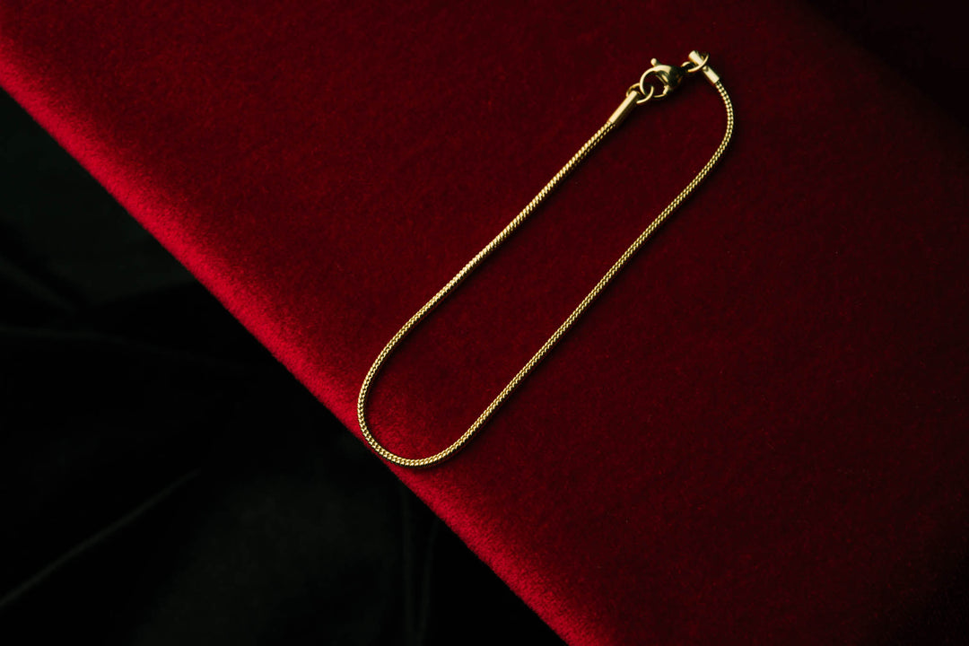 Gold Chain and SNAKE Bracelet