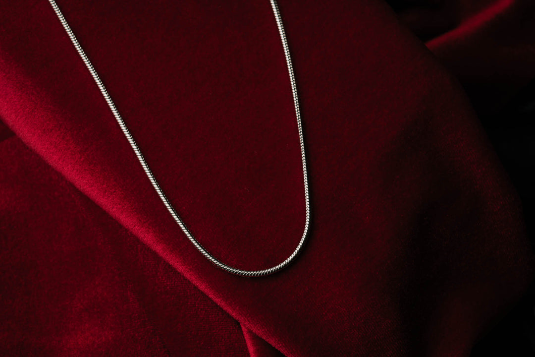 Silver chain and bracelet SNAKE