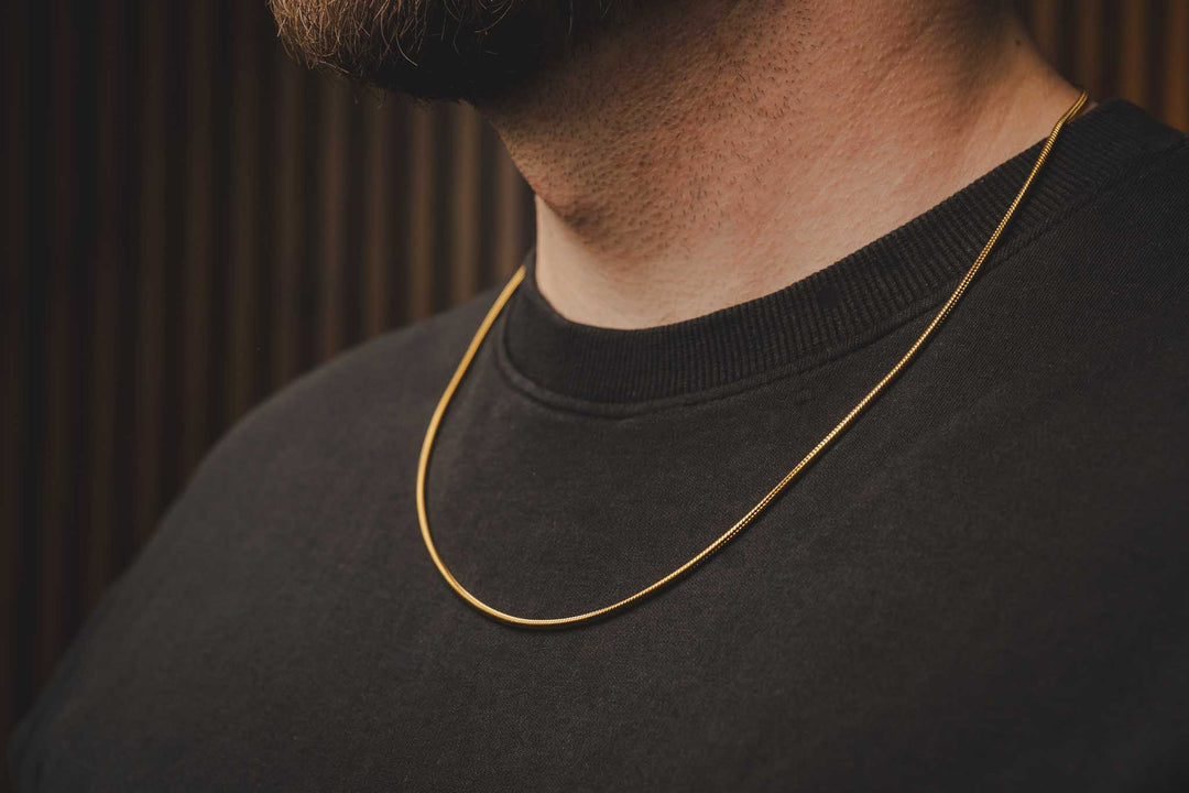 Gold SNAKE chain 2 mm