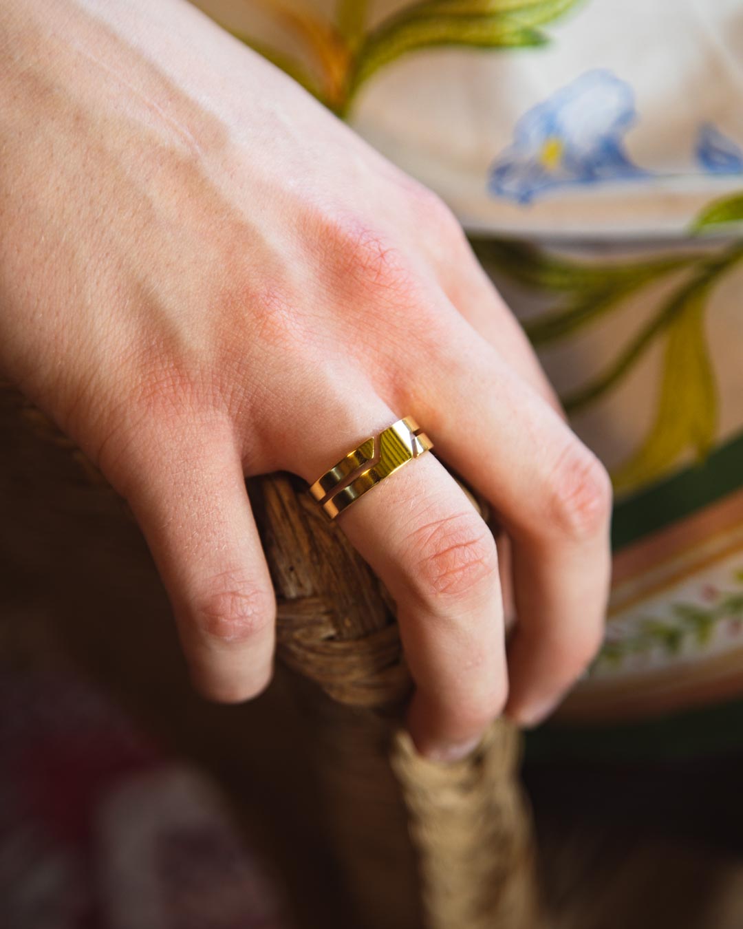 gold EXCISION ring